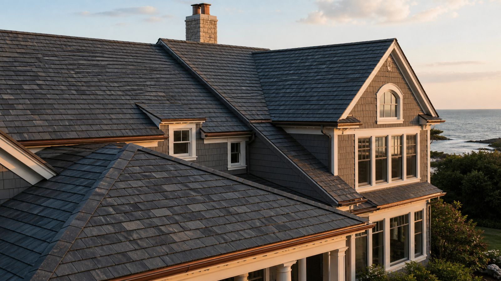 Designer shingle roof